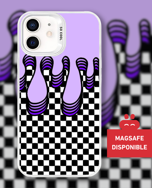 Coque Shiny Purple Drip