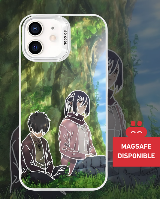 Coque Shiny Eren x Mikasa