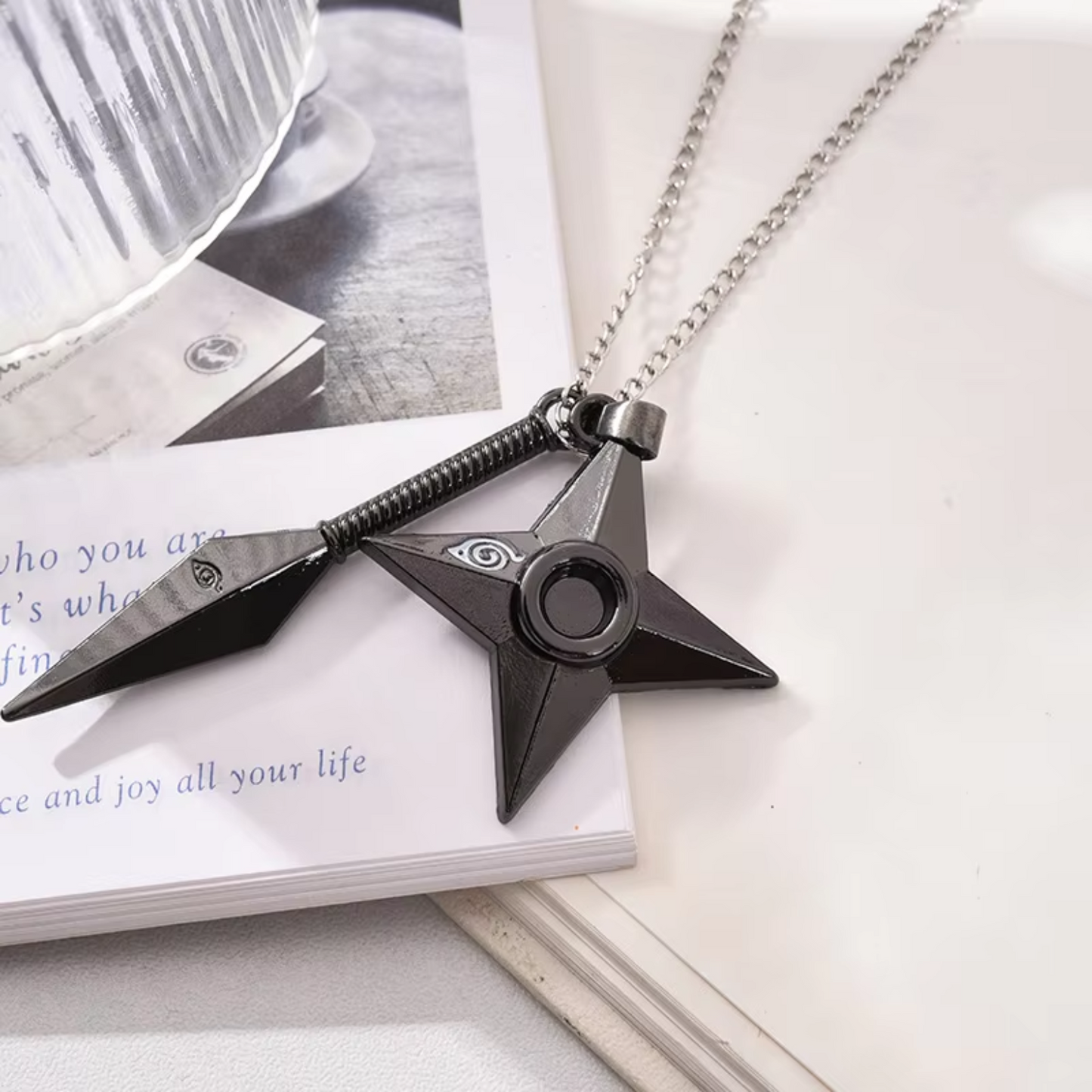 Shuriken & Kunai Necklace