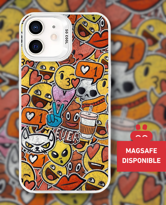 Coque Shiny Émeute Emoji