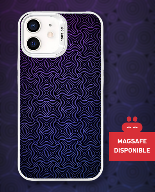 Coque Shiny Fractal Indigo