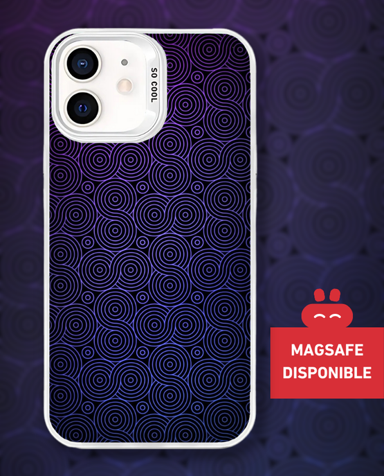 Coque Shiny Fractal Indigo