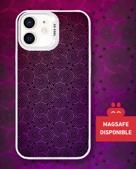 Coque Shiny Fractal Hypnotique