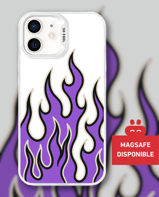 Coque Shiny Flammes Pourpres