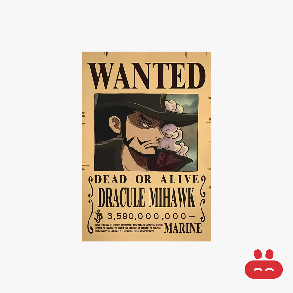 Poster - Dracule Mihawk